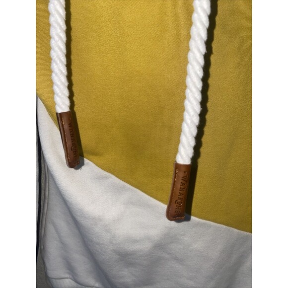 Wanakome Selene Asymmetrical colorblock Hood S Hiking outdoor gorp soft - Picture 4 of 8